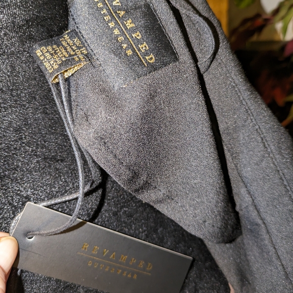 Revamped black trench coat (NWT) s/m - Picture 6 of 6